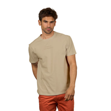 Impression Graphic T-Shirt – Beige T-Shirts Eight-X