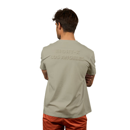 Impression Graphic T-Shirt – Beige T-Shirts Eight-X