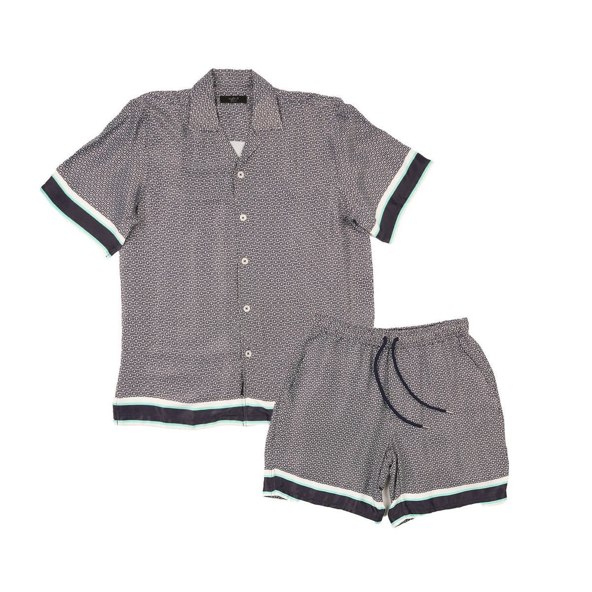 Viceroy Short Sleeve Shirt + Shorts Matching Set Sets Eight-X