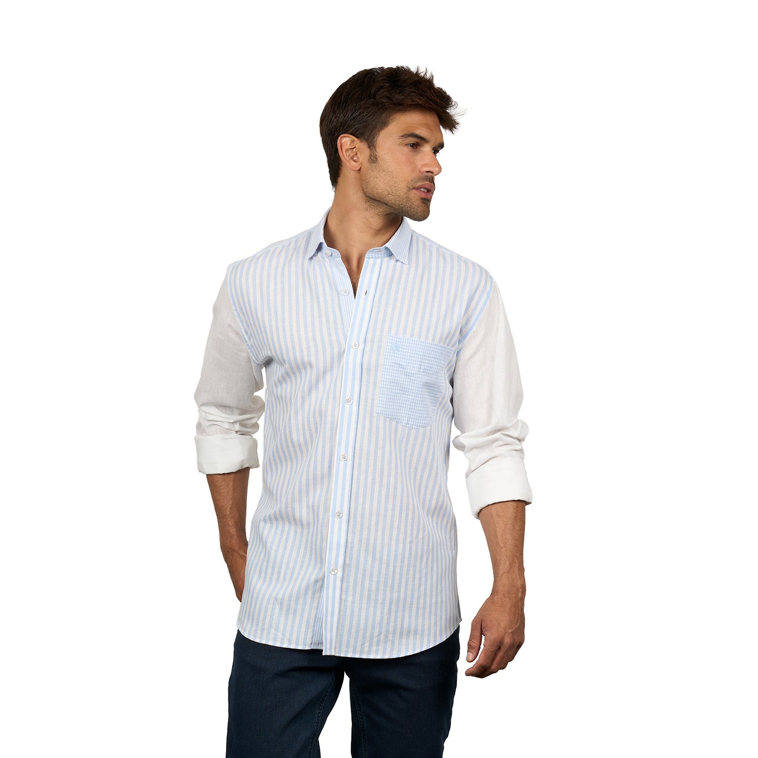 Multiplicity Long Sleeve Button Up Shirt Button Down Shirts Eight-X