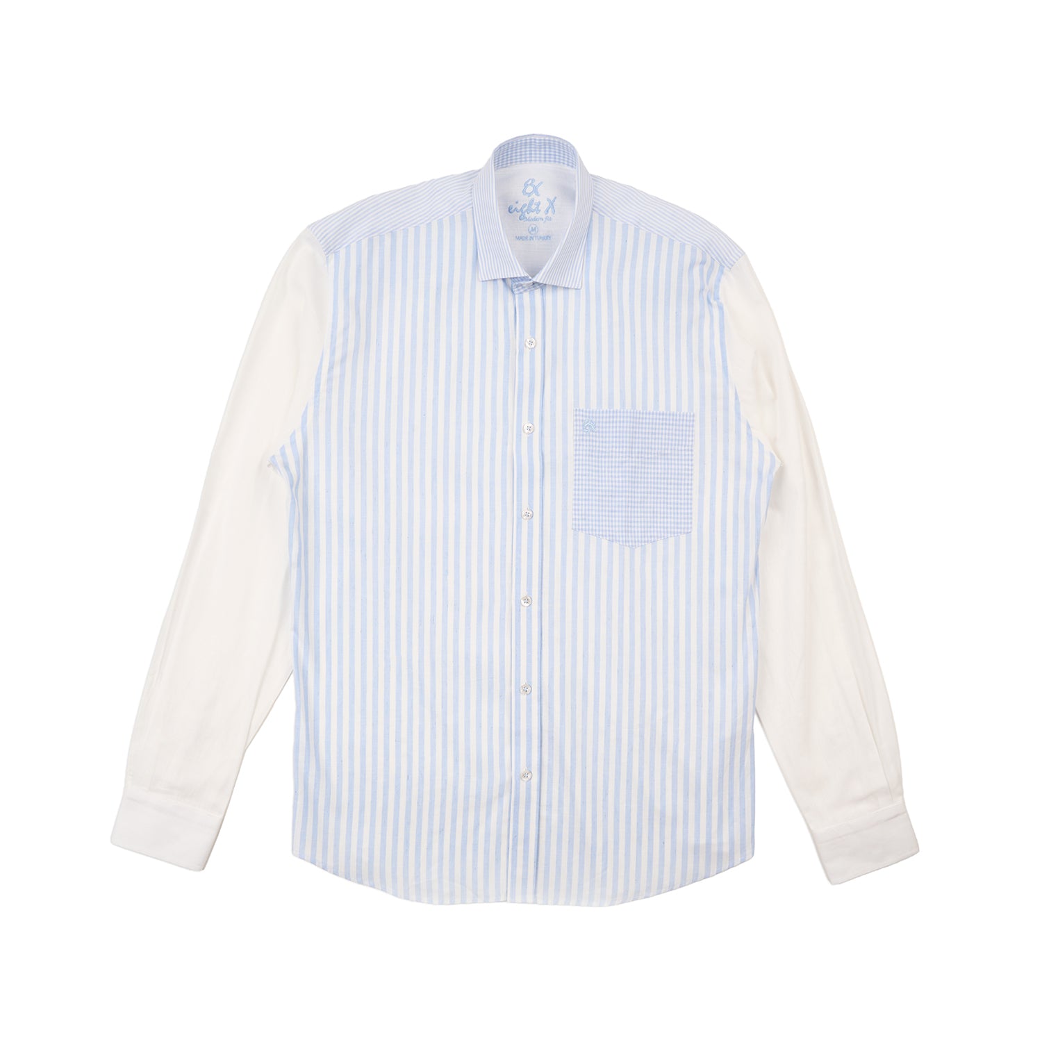 Multiplicity Long Sleeve Button Up Shirt Button Down Shirts Eight-X WHITE S