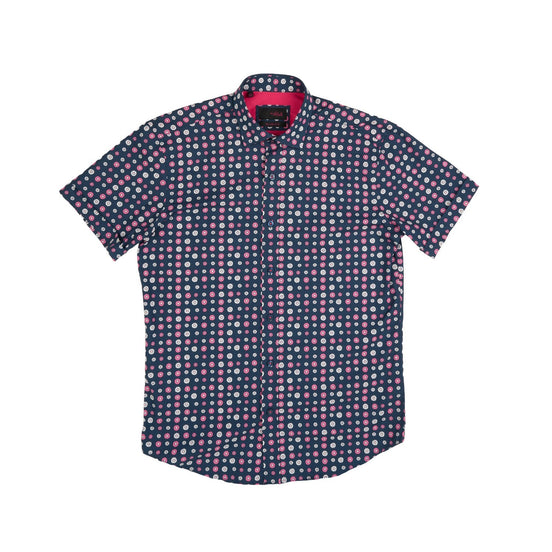 Flower Power Short Sleeve Button Down Shirt Button Down Shirts Eight-X