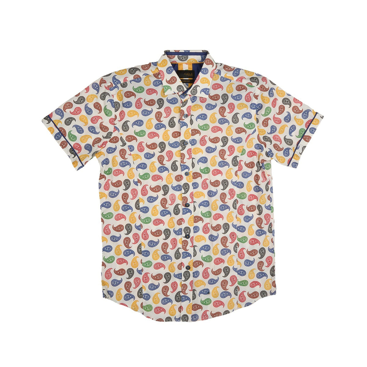 Mod Paisley Short Sleeve Shirt Shirts Eight-X