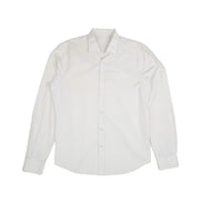 Diamond Plate Jacquard Button Down Shirt - White Shirts EightX