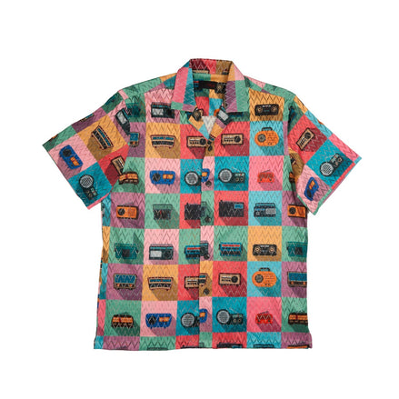 Public Broadcast Relaxed Fit Short Sleeve Shirt Short Sleeve Shirts Eight-X