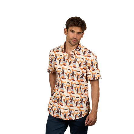 Modena Short Sleeve Button Up Shirt Button Down Shirts Eight-X