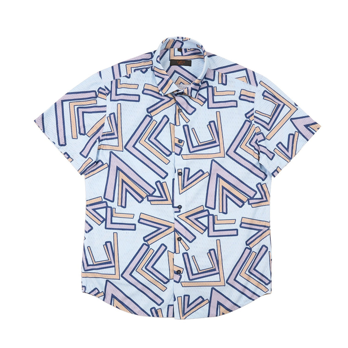 Vector Short Sleeve Button Up Shirt Button Down Shirts Eight-X