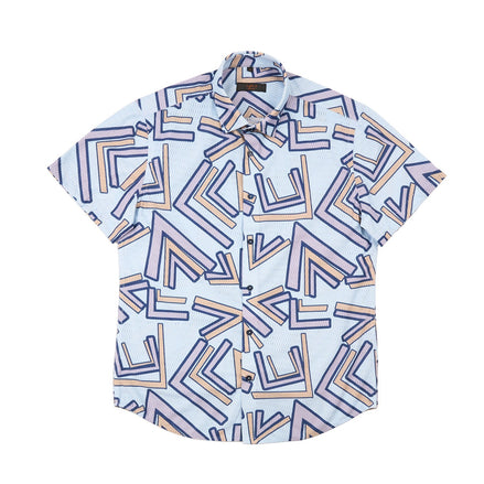 Vector Short Sleeve Button Up Shirt Button Down Shirts Eight-X
