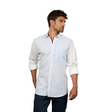 Multiplicity Long Sleeve Button Up Shirt Button Down Shirts Eight-X