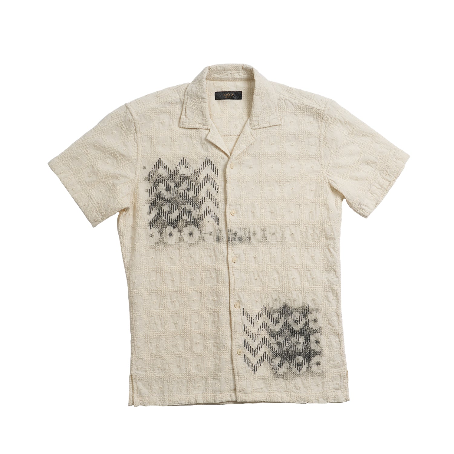 Monterra Button Up Short Sleeve Short Sleeve Shirts Eight-X BEIGE S