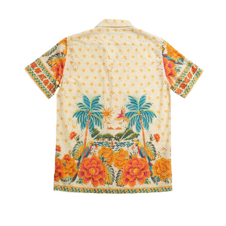 Havana Button Up Short Sleeve Short Sleeve Shirts Eight-X