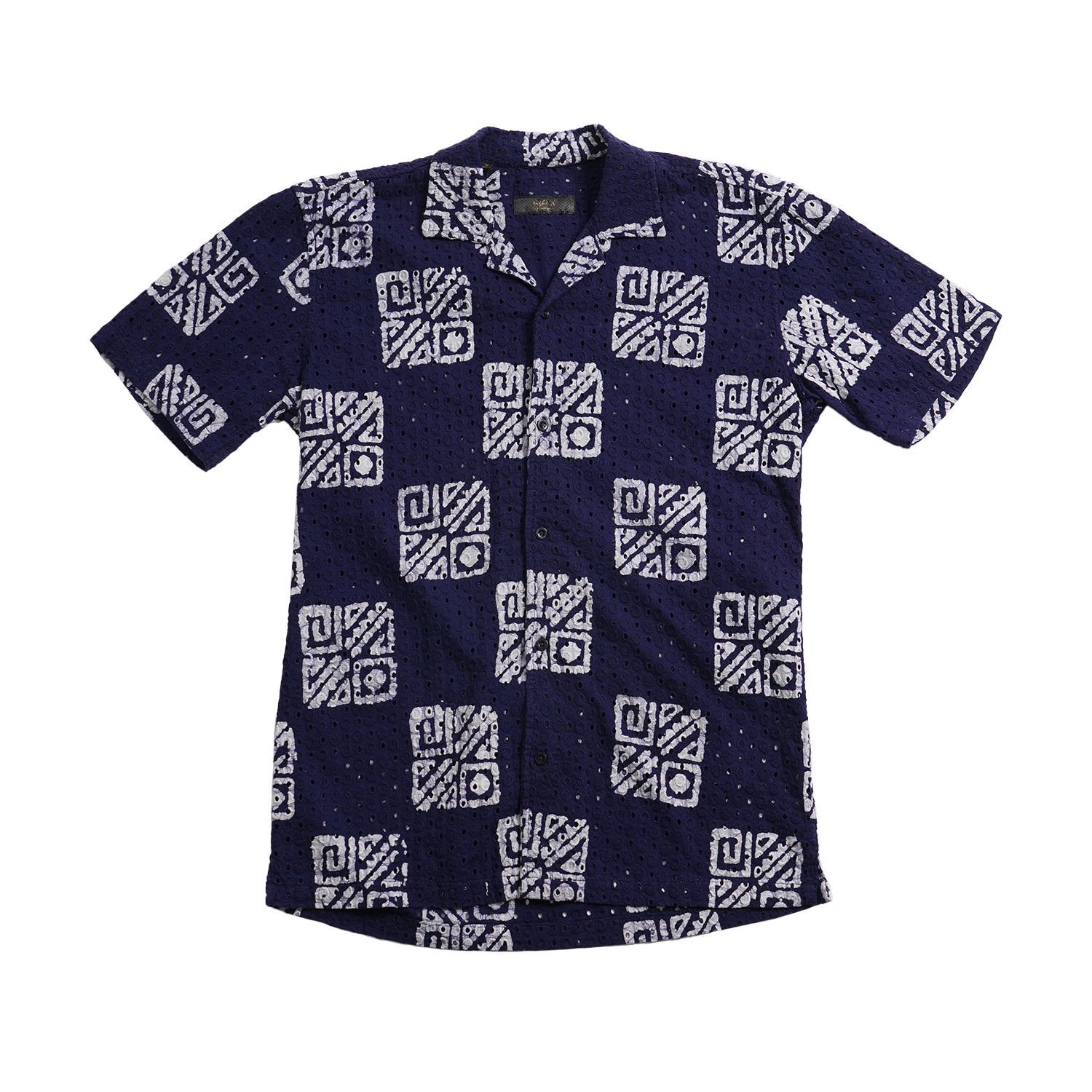 Wayfinder Button Up Short Sleeve Short Sleeve Shirts Eight-X NAVY S
