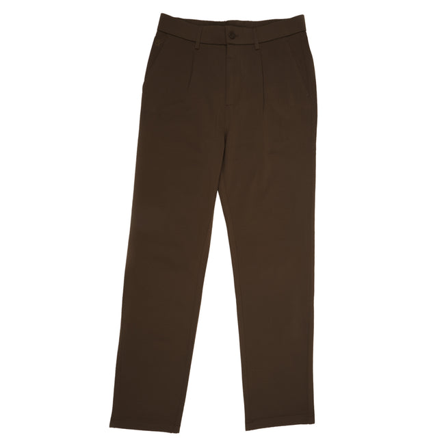 Pleated Pant - Brown Jeans Eight-X