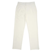 Pleated Pant - White Jeans Eight-X