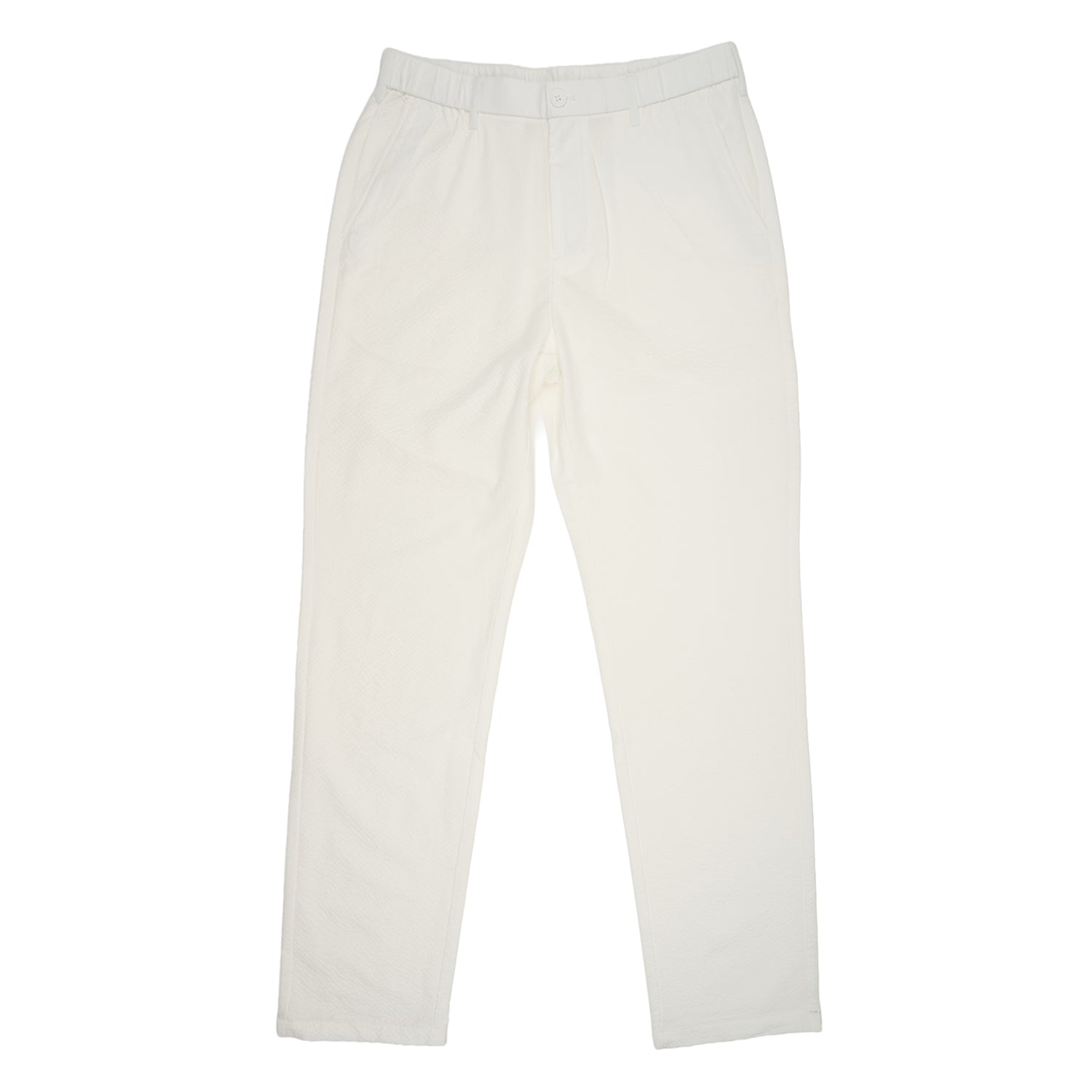 Seersucker Pant - White Jeans Eight-X
