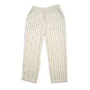 Linen Drawstring Pant - Creme Linen Eight-X ECRU S