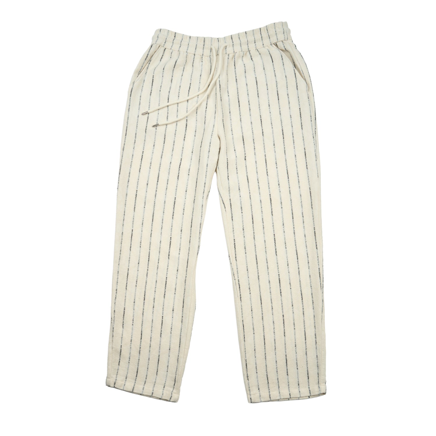 Linen Drawstring Pant - Creme Linen Eight-X ECRU S
