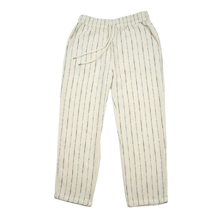Linen Drawstring Pant - Creme Linen Eight-X ECRU S