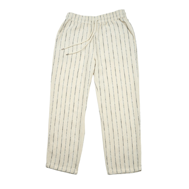 Linen Drawstring Pant - Creme Linen Eight-X ECRU S