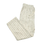 Linen Drawstring Pant - Creme Linen Eight-X