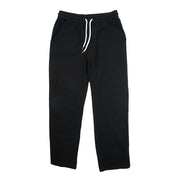 Linen Drawstring Pant - Black Linen Eight-X BLACK S