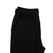 Linen Drawstring Pant - Black Linen Eight-X