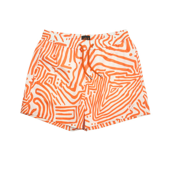 Circuit Swim Trunks Swim Wear Eight-X ORANGE S