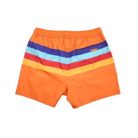 Malibu Stripe Swim Trunks Swim Wear Eight-X