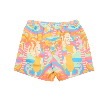 Retro Oasis Swim Trunks Swim Wear Eight-X