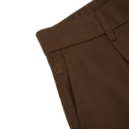 Pleated Pant - Brown Jeans Eight-X