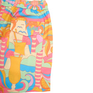 Retro Oasis Swim Trunks Swim Wear Eight-X