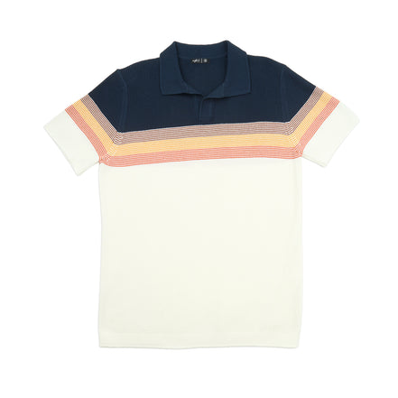 Retro Short Sleeve Knit Polo Knits Eight-X