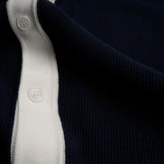 Pier Knit Short Sleeve Shirt - Navy Knits Eight-X