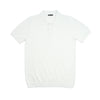 Prism Short Sleeve Knit Polo - White Knits Eight-X