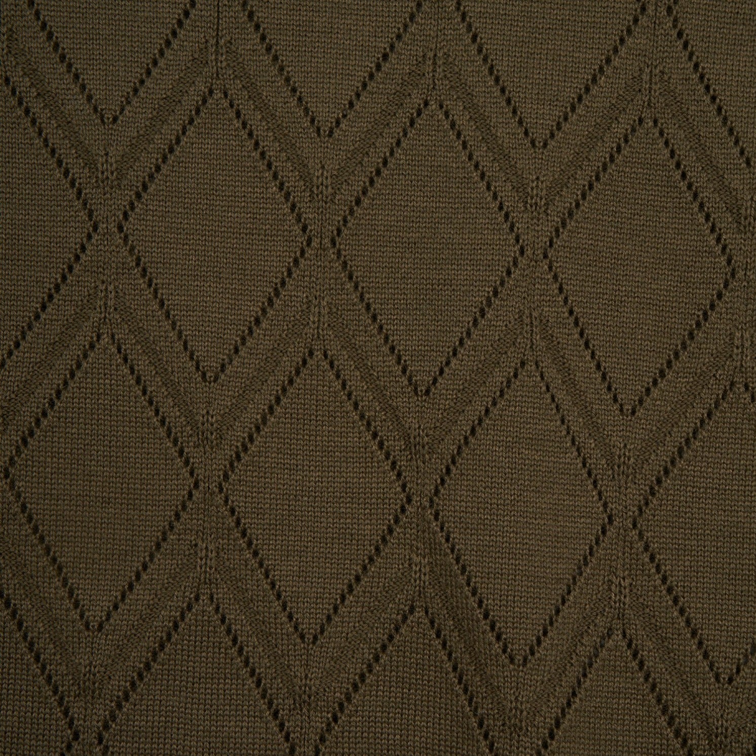 Prism Short Sleeve Knit Polo - Olive Knits Eight-X