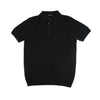 Prism Short Sleeve Knit Polo - Black Knits Eight-X