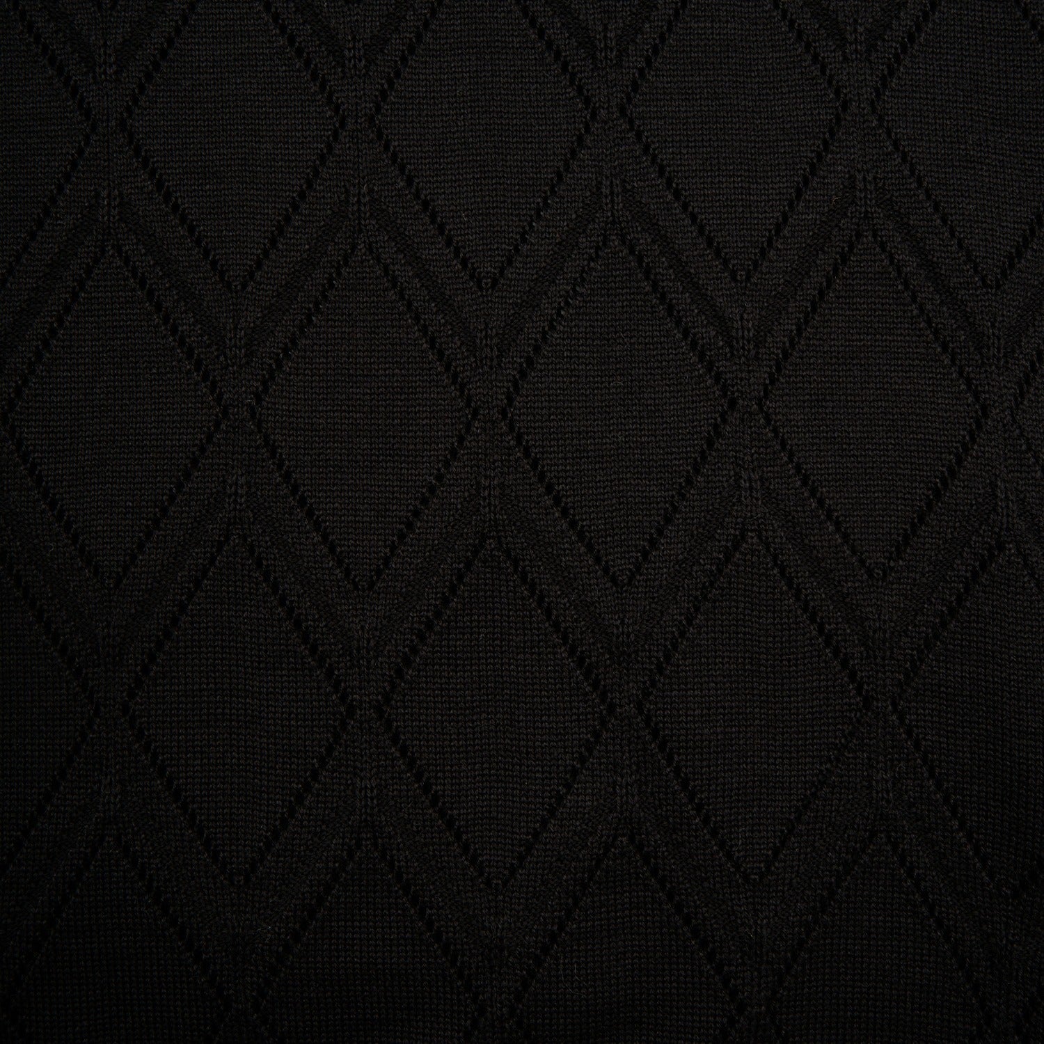 Prism Short Sleeve Knit Polo - Black Knits Eight-X