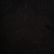 Lily Jacquard Knit Short Sleeve Shirt - Black Knits Eight-X