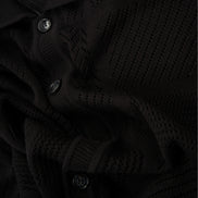 Breeze Short Sleeve Knit Shirt - Black Knits Eight-X