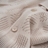 Breeze Short Sleeve Knit Shirt - Beige Knits Eight-X