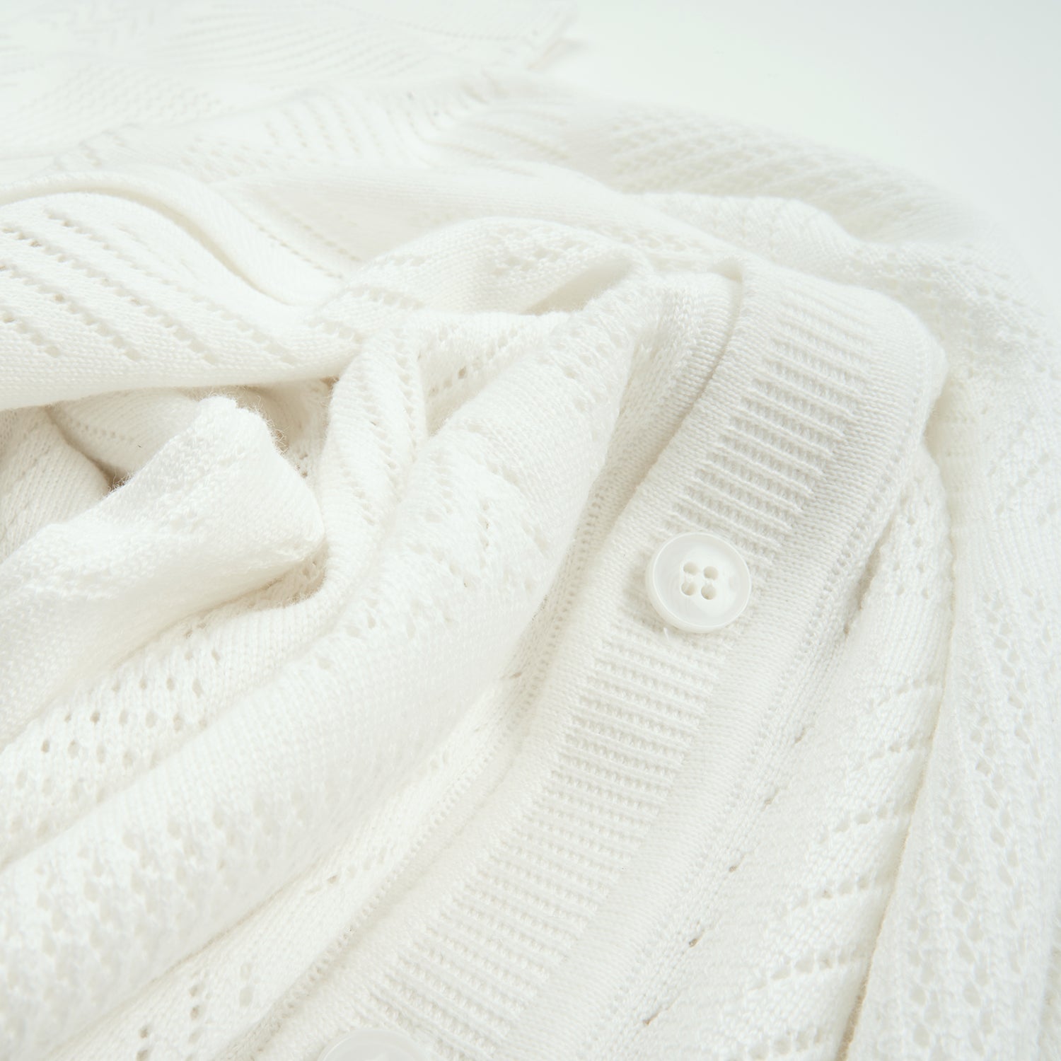 Breeze Short Sleeve Knit Shirt - White Knits Eight-X