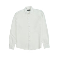 Texture Button Down Shirt - White Button Down Shirts Eight-X