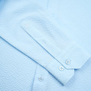 Texture Button Down Shirt - Sky Blue Button Down Shirts Eight-X