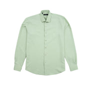 Texture Button Down Shirt - Green Button Down Shirts Eight-X