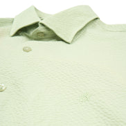 Texture Button Down Shirt - Green Button Down Shirts Eight-X