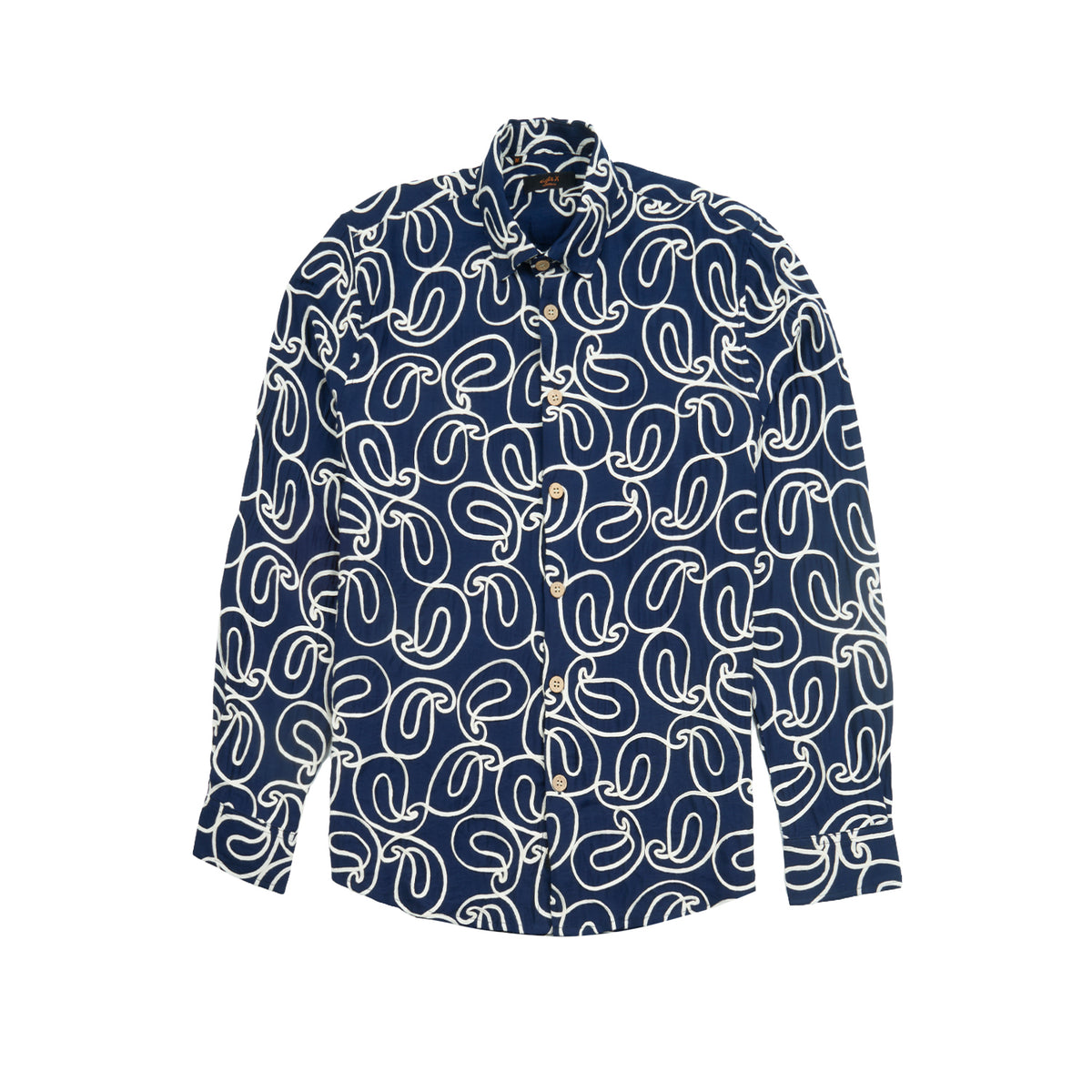 Terra Artisan Long Sleeve Button Down Shirt Button Down Shirts Eight-X NAVY S