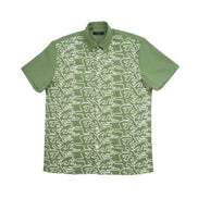 Sculpture Artisan Short Sleeve Button Up Shirt Button Down Shirts Eight-X GREEN S
