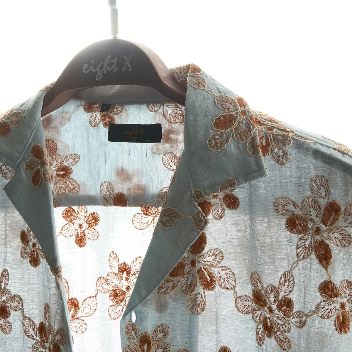Serene Artisan Short Sleeve Shirt Button Down Shirts Eight-X