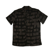 Noir Artisan Short Sleeve Button Up Shirt Button Down Shirts Eight-X BLACK S