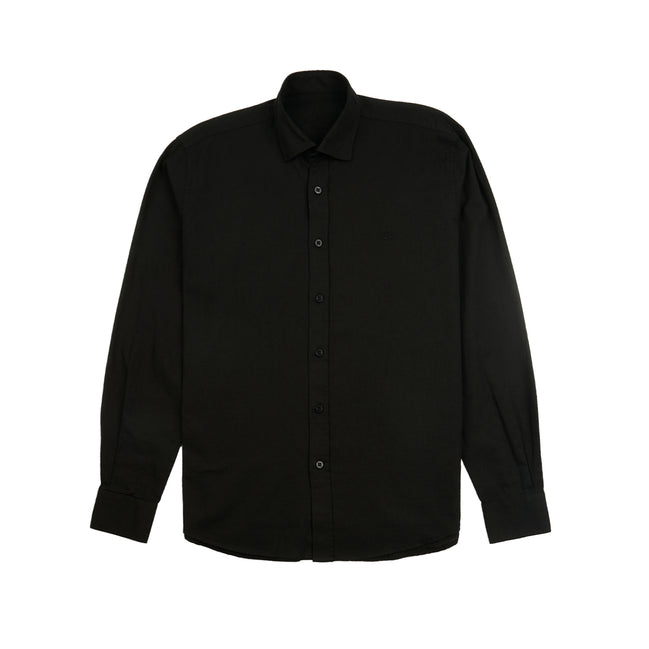 Core Linen Button Down Shirt Button Down Shirts Eight-X BLACK S